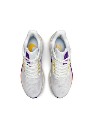 Женские кроссовки nike air zoom white purple белые легкие спортивные кроссовки весна лето для бега8 фото