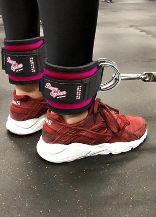 Манжети на щиколотку power system ps-3450  ankle strap gym babe pink10 фото