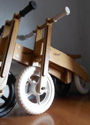 Роверок, деревянный велобег (беговел), wood balance bike5 фото