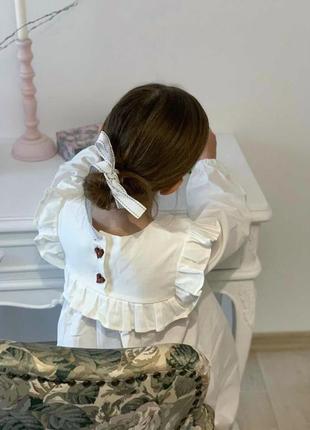 Дитяче платье із льону2 фото