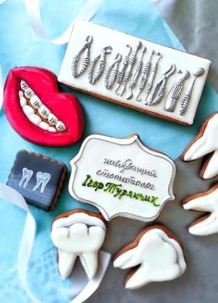 Для стоматолога. набор пряников. подарок стоматологу. для врача1 фото