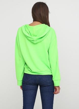 Свитшот  up neon green3 фото