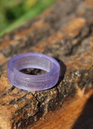 Кольцо нежно фиолетовое2 фото