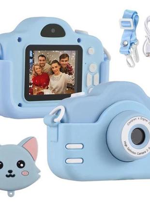 Дитячий фотоапарат a3s, blue