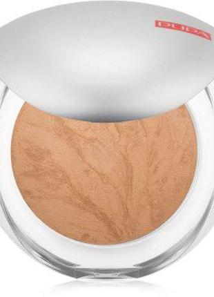 Тон 01 ivory beige pupa luminys silky baked face powder пудра для лица компактная запеченная пупа3 фото