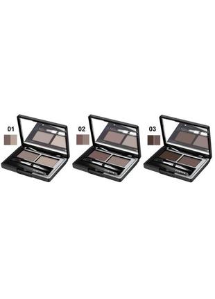 Pupa eyebrow design set набір для брів пупа в асортименті