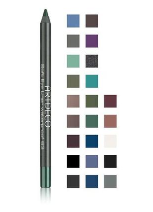Водостійкий олівець для очей artdeco soft eye liner waterproof ардеко в асортименті