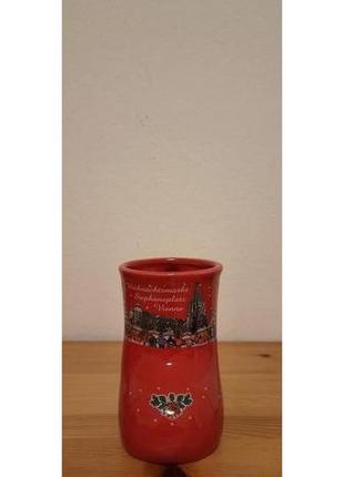Колекційна керамічна чашка привезена з австрії м відень з різдвяного ярмарку 20234 фото