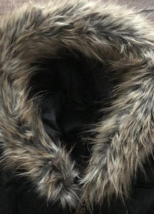 Зимнее пальто для девочки geographical norway4 фото
