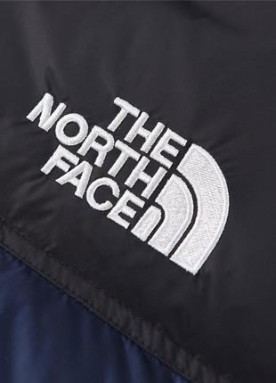 Зимний пуховик tnf 700 the north face 1996 nuptse тнф норт фейс синий7 фото