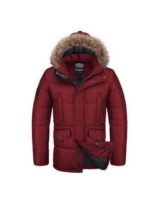 Червона чоловіча зимова куртка модель 3569 (клад тільки тільки 50(l))