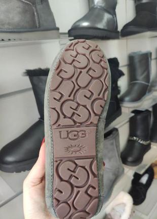 Женские мокасины угги серые ugg australia dakota 56127 фото