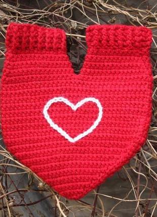 Рукавиці для закоханих з серцем