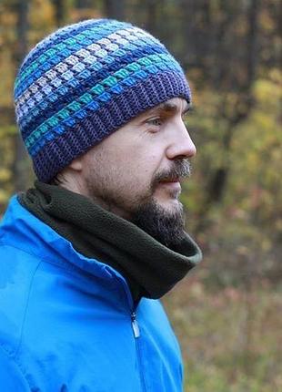 Демісезонна вовняна шапка