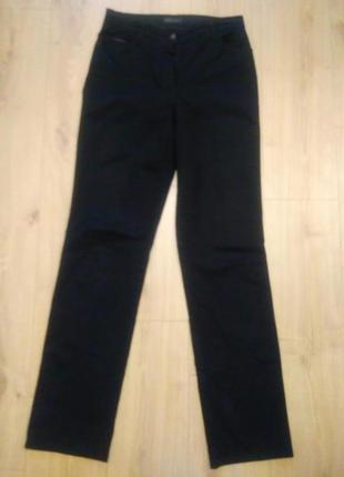 Однотонні чорні джинси/штани brax sport carola 40l/брендові штани2 фото