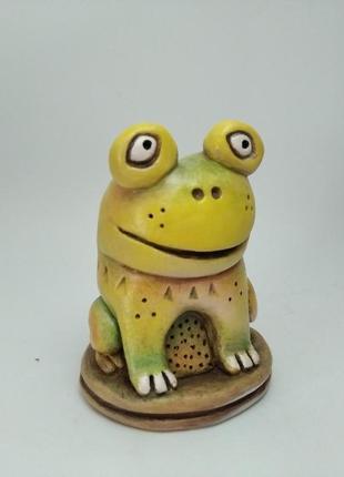 Статуетка керамічна. жаба.1 фото