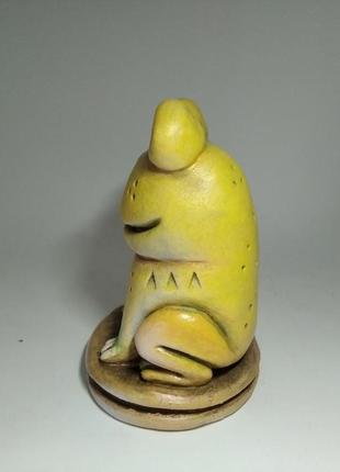 Статуэтка керамическая . лягушка.3 фото