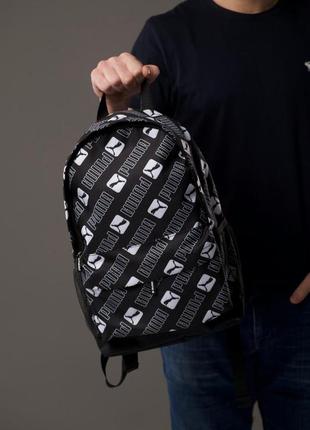 Cпортивный мужской женский городской рюкзак с принтом puma пума1 фото