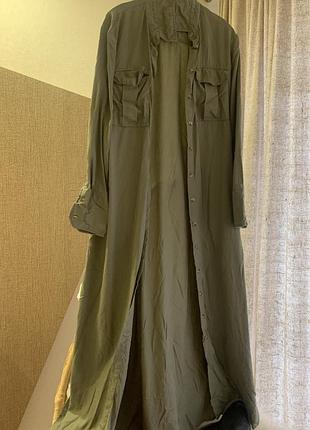 Massimo dutti накидка хакі 36 стильна нова10 фото