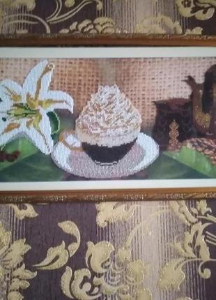 Картина, вишита бісером