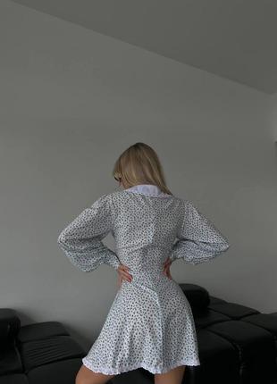 Сукня з акцентом прикрашена мереживом9 фото