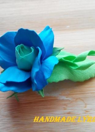 Заколка (тик-так) "розочка"