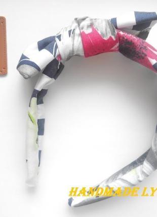 Стильний обруч обідок для волосся "бант"