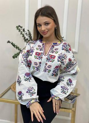Шикарна блуза вишиванка сорочка жіноча