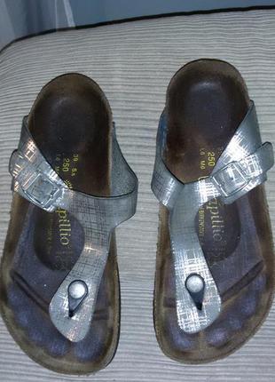 Шльопанці birkenstock papillio original by birkenstock розмір 38-39 (на стопу 25 см).