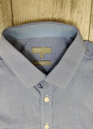 Рубашка мужская синяя классическая jaeger3 фото