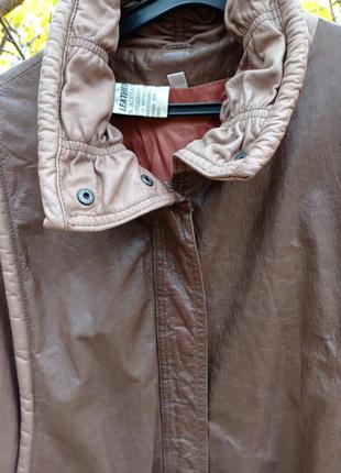 Кожа винтажная кожаная куртка бомбер косуха рукава бафы7 фото