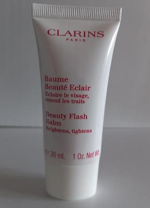 Clarins beauty flash balm baume beauté éclair відновлювальний бальзам для обличчя миттєвої дії  30 мл.