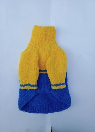 Одяг для собак маленьких порід зимовий светр теплий зручний2 фото