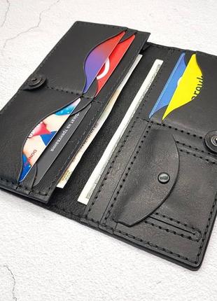 Кожаный кошелёк, лонгер3 фото