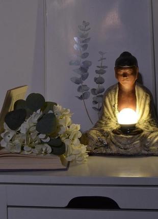 Керамический светильник будда2 фото