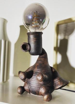 Керамічний світильник, лофт лампа4 фото