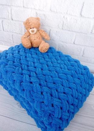 Детский плед одеяло в кроватку или коляску