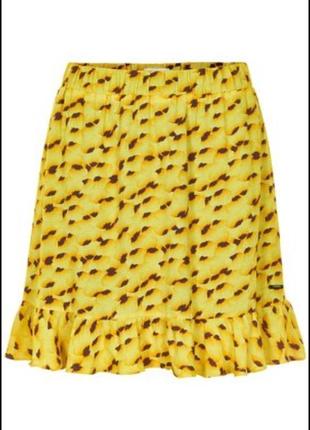 Брендовая стильная юбка numph вискоза этикетка