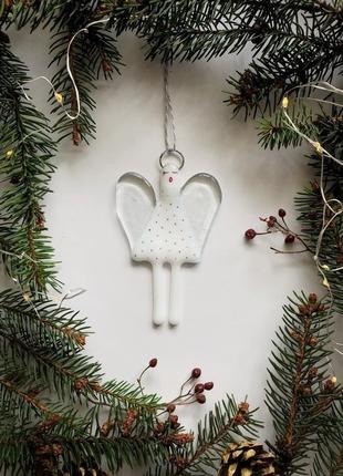 Рождественское украшение на елку "ангел"4 фото