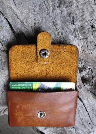 Маленький гаманець,невеликий шкіряний гаманець,шкіряні гаманці жіночі,подарунок мамі2 фото