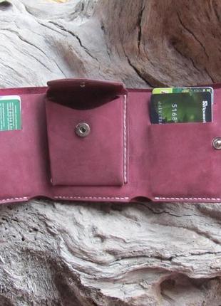 Портмоне кожаное женское,портмоне с мелочницей,портмоне для кредитных карт,подарок жене сестре3 фото