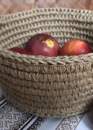 Кошик з джуту