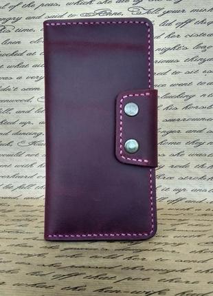 Стильний жіночий гаманець з вентажной шкіри.