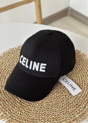 Бейсболка з логотипом celine, кепка з вишитим лого celine1 фото