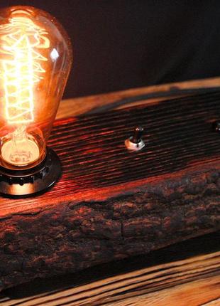 Лампа настільна лофт індастріал стімпанк рустик ретро торшер кантрі5 фото