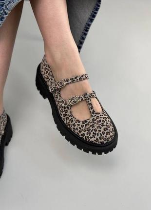 Туфли женские кожа леопард5 фото