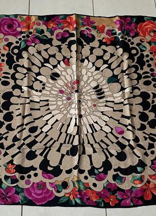 Уникальный экземпляр винтажный шелковый платок feraud5 фото
