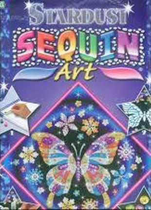 Sequin art набір для творчості stardust метелики1 фото