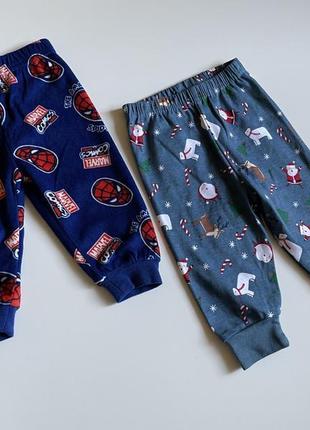 Набор штанишек для мальчика трикотажные/ флисовые primark1 фото