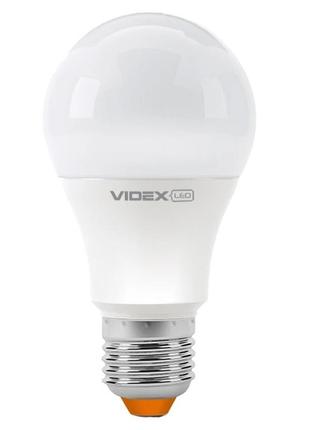 Videx a60e 10w e27 4100k led лампа з сенсором освітленості